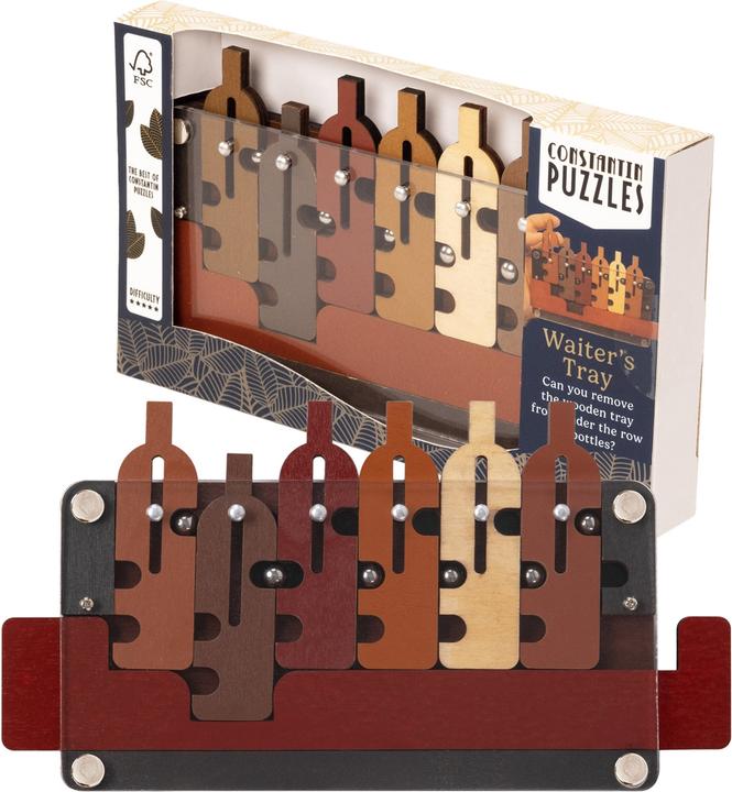 Immagine prodotto Recent Toys Il vassoio del cameriere - Puzzle (Italiano, Tedesco, Francese)
