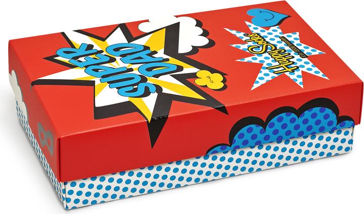 Immagine prodotto Happy Socks Set regalo per la festa del papà (confezione da 3, 41 - 46)
