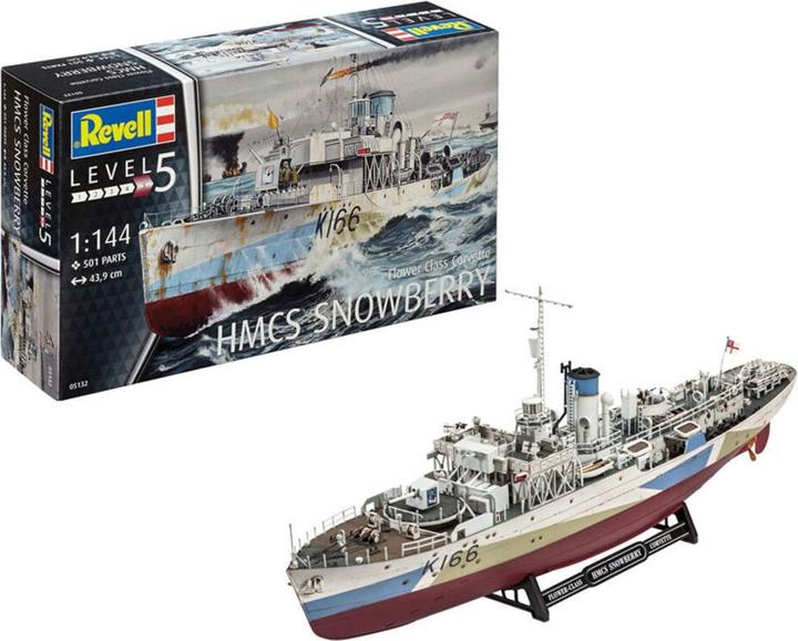 Actual product image Revell Flower Class Corvette (early)