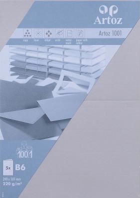 Immagine prodotto Artoz 1001 carte grigio chiaro (B6, 220 g/m², 5 x)