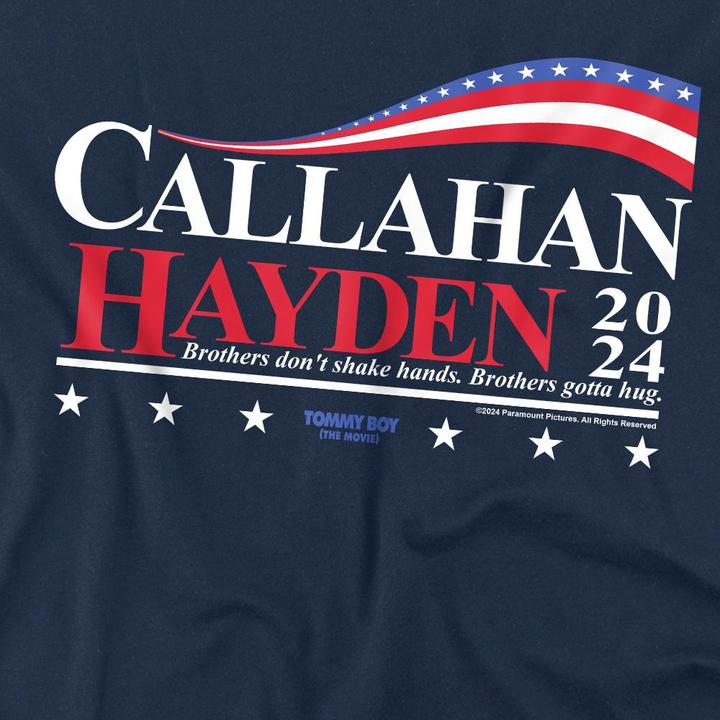 Actual product image Mens Callahan And Hayden For President 2024 T-Shirt (XL)