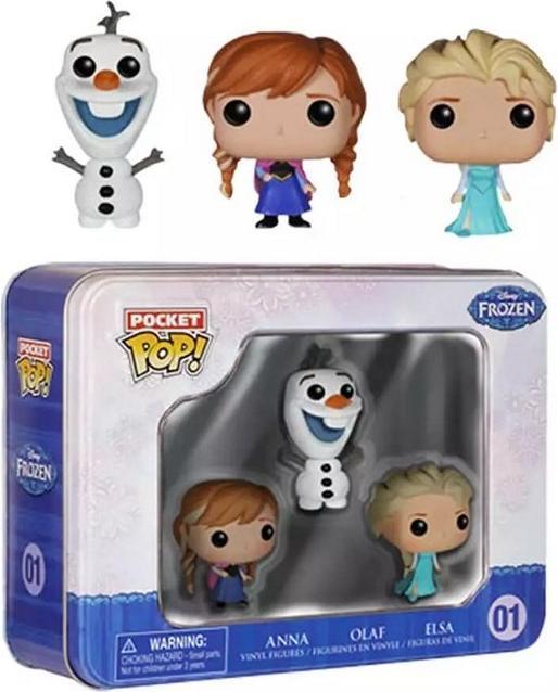 Actual product image Funko Disney Frozen: Tin Box 3-Pack Pocket