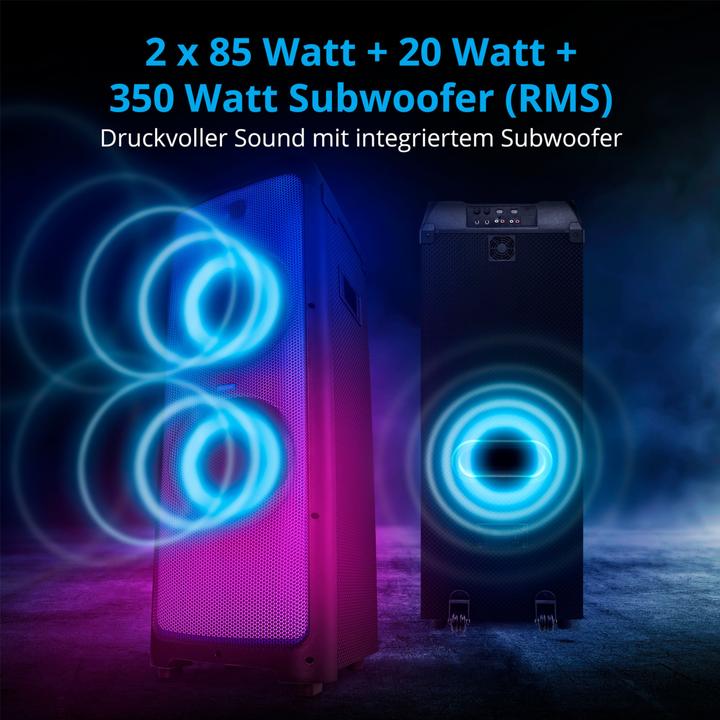 Produktbild Medion MD 44332 Partylautsprecher schwarz