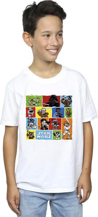 Actual product image Star Wars Boys Comic Drawing Montage T-Shirt (152, 158)