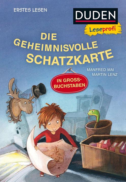 Immagine prodotto Duden Leseprofi GROSSBUCHSTABEN: DIE GEHEIMNISVOLLE SCHATZKARTE, Erstes Lesen (Tedesco, Manfred Maggio, Martin Lenz, 2018)