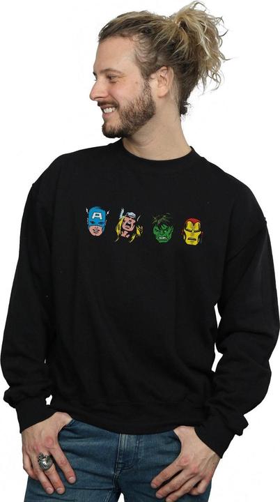 Produktbild Avengers Comic Heads Sweatshirt (XL)
