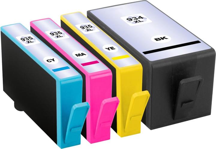 Produktbild Plutoos HP 934XL HP 935XL Patronen XXL kompatibel, 4er Farbset (C, M, Y, BK)
