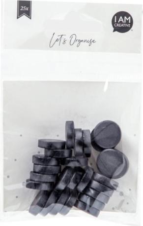 Produktbild I Am Creative Magnet schwarz (25 x)