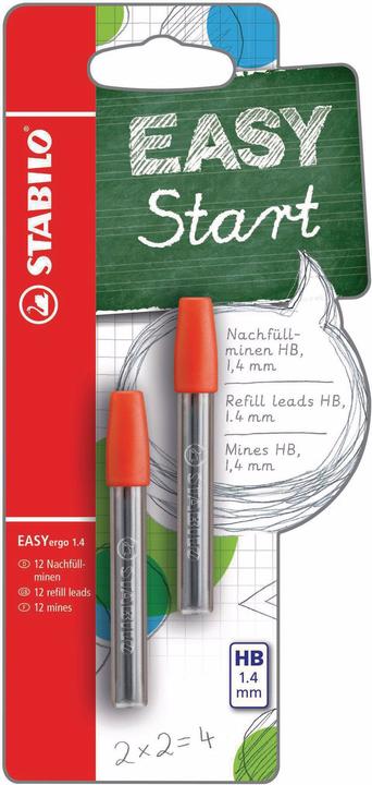Produktbild STABILO EASYergo 1.4 Nachfüllminen HB (1.40 mm, HB, 2 x)