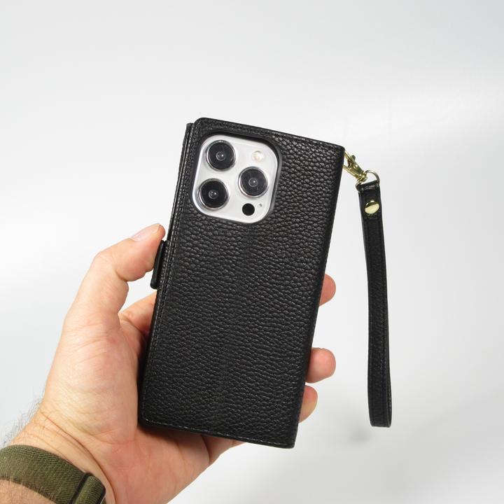 Produktbild PhoneLook Hülle Flip Wallet aus veganem Leder mit Brieftasche und Magnetverschluss (Apple iPhone 15 Pro Max)