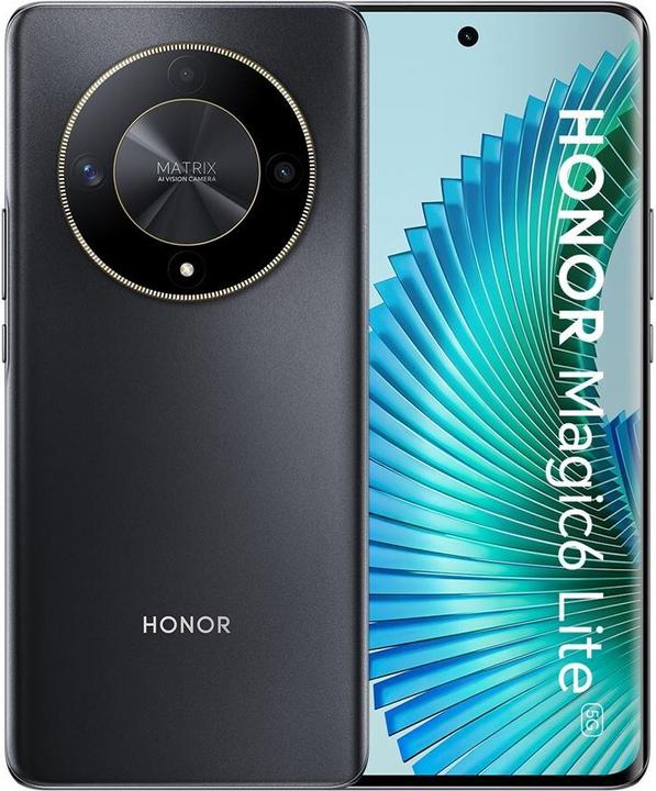 Immagine prodotto Honor Magic6 Lite (256 GB, Midnight Black, 6.78", Doppia SIM, 108 Mpx, 5G)