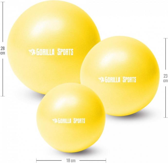 Immagine prodotto Gorilla Sports Palla di Pilates (28 cm)