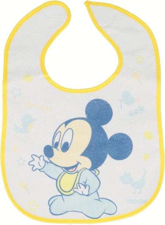 Mickey Mouse - Klett-Lätzchen (2 Stück)
