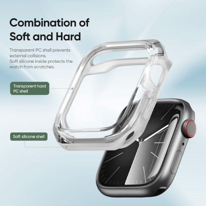 Actual product image Dux Ducis Tamo protective case Apple Watch Series 7/8/9 Case 41mm - Transparent