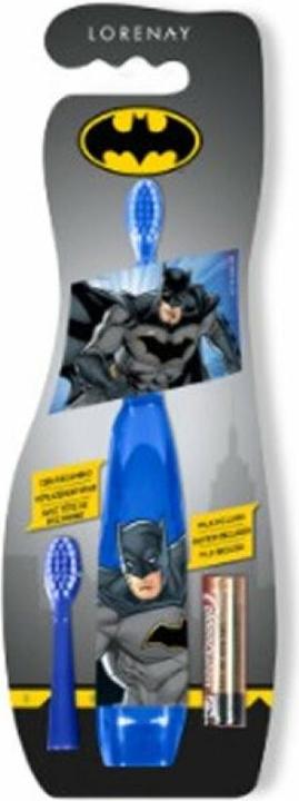 Batman Electric Toothbrush with Two Heads and Battery