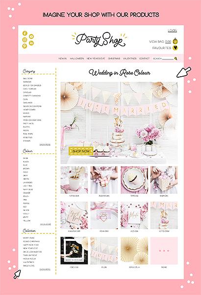 Actual product image Partydeco Photo album Precious moments 20 x 24.5 cm, White/Gold (20 x 24.5 cm)