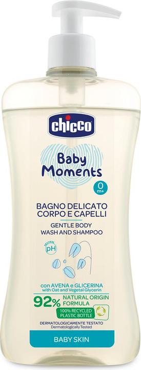 Actual product image Chicco Mild shower gel and shampoo 0m+