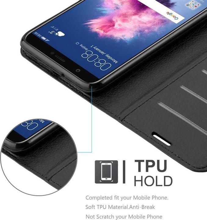 Actual product image Cadorabo Book with stand function cover (Huawei P Smart (2018), Huawei Enjoy 7S)
