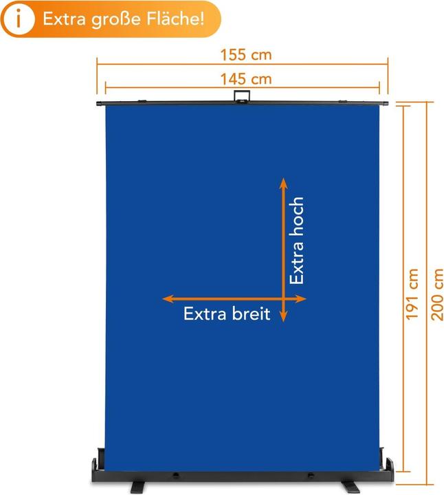 Image du produit Walimex pro Panneau déroulant (155 cm, 200 cm)