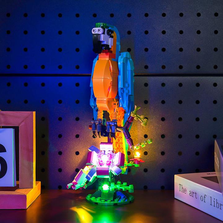 Produktbild BrickBling LED Licht Set für LEGO Exotischer Papagei (31136)