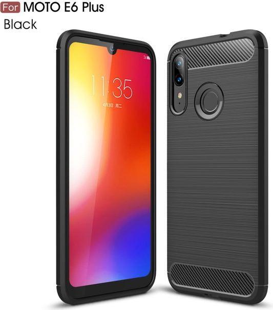 Productafbeelding MU Style Koolstofvezel TPU Softcase-serie (Motorola Moto E6 Plus)