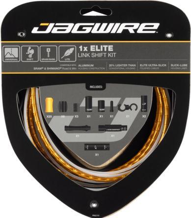 Actual product image Jagwire RCK603 1X Elite Link Shift Kit, red