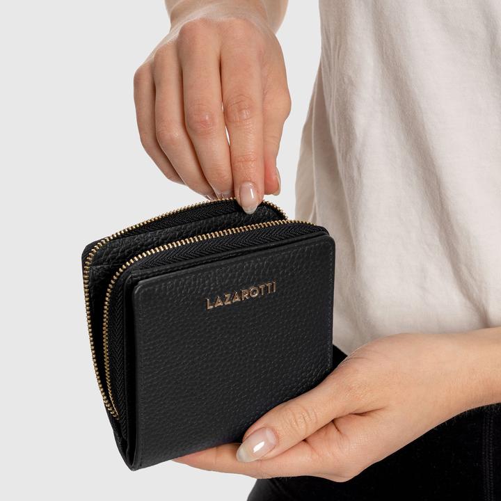 Actual product image Lazarotti Bologna Leather wallet leather 10 cm