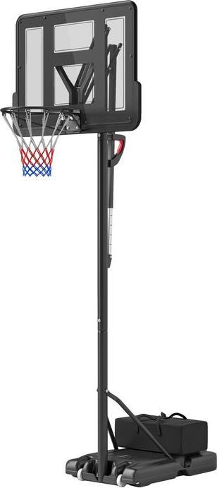 Produktbild Swisshandel24 Basketballkorb Outdoor, Verstellbare Korbhöhe 230-305 cm, mit Rädern, Gewicht