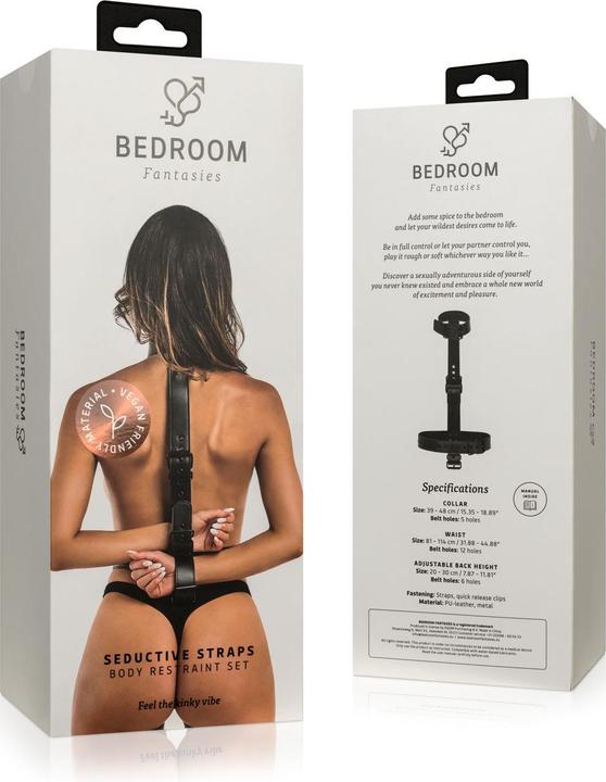 Actual product image Magic Silk Collar with Wrist Cuffs Body Restraint Set