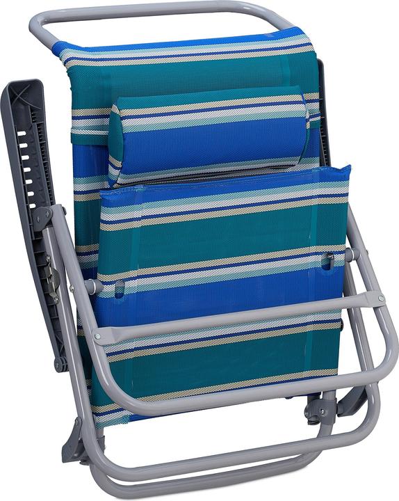 Actual product image Relaxdays Reclining beach-chair (85 cm)