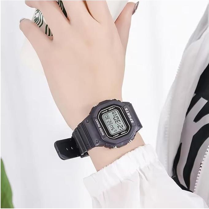 Produktbild Cbx Quadro Sportuhr Digitaluhr mit Silikonarmband Schwarz (Digitaluhr)