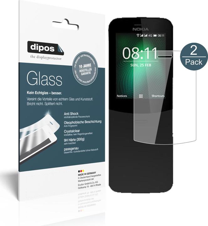 Produktbild Dipos Displayschutz Anti-Shock (2 Stück, Nokia 8810)
