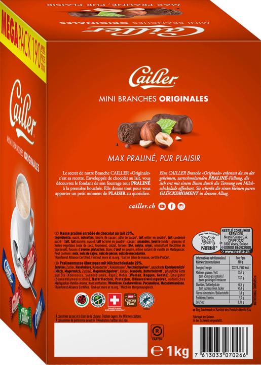 Image du produit Cailler Branche Mini Originale (1110 g)