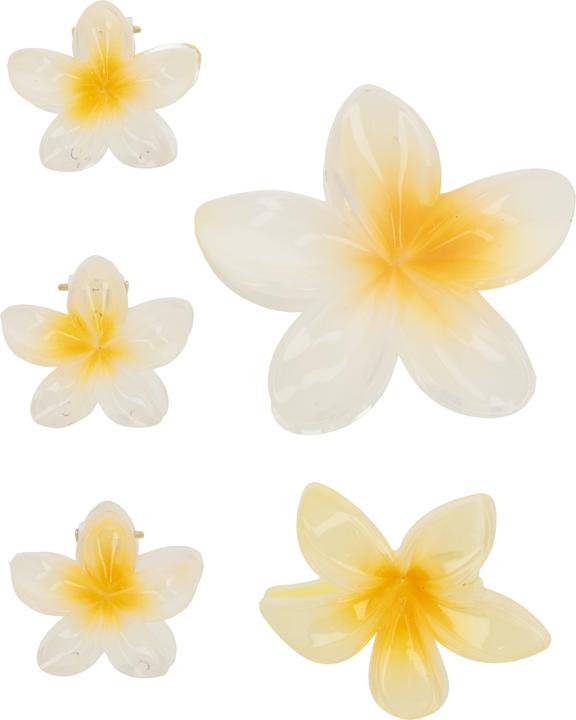 Immagine prodotto Trisa Fashion Frangipani Set Haarklammern & Clip Gelb 5 Stk. (5 pz.)
