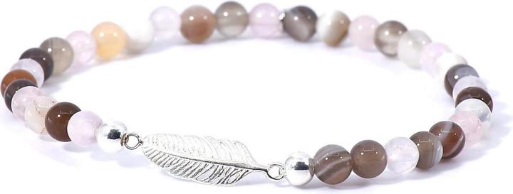 Produktbild Balibay Amani (18 cm, Rosenquarz, 925 Sterling Silber, Edelstein, Achat)