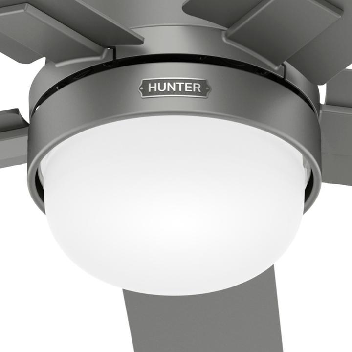 Immagine prodotto Hunter Fans Deckenventilator Zeal Silber mit Licht & Fernbedienung (45.70 dB)