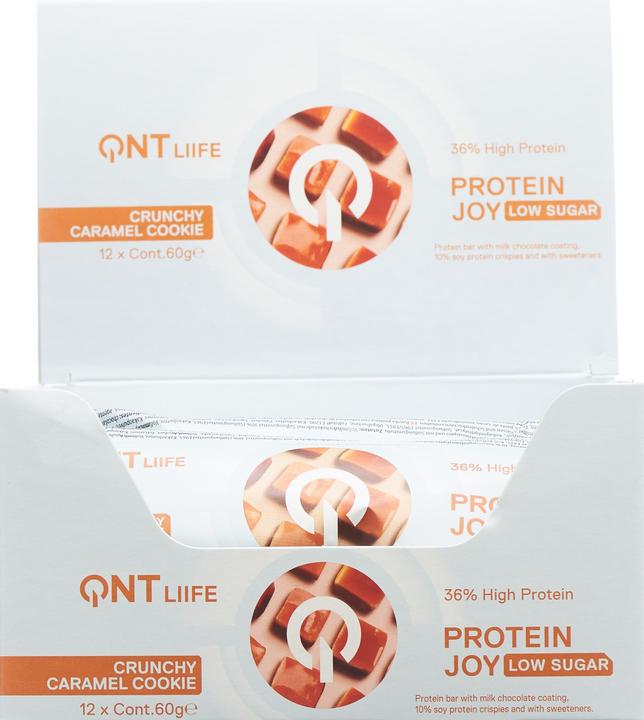 Image du produit QNT Protein Joy Bar 36% (Pâte à cookies au caramel, 12 pcs, 720 g)