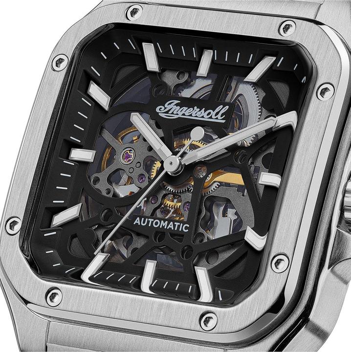 Image du produit Ingersoll 1892 Montre pour homme THE OLLIE (Montre analogique, Montre squelette, 42 mm)