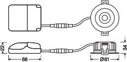 Immagine prodotto Ledvance LED SPOT AIR FIX Apparecchio da incasso 8W 3000K IP44 dimmerabile 90Ra 4058075799929 (510 lm)
