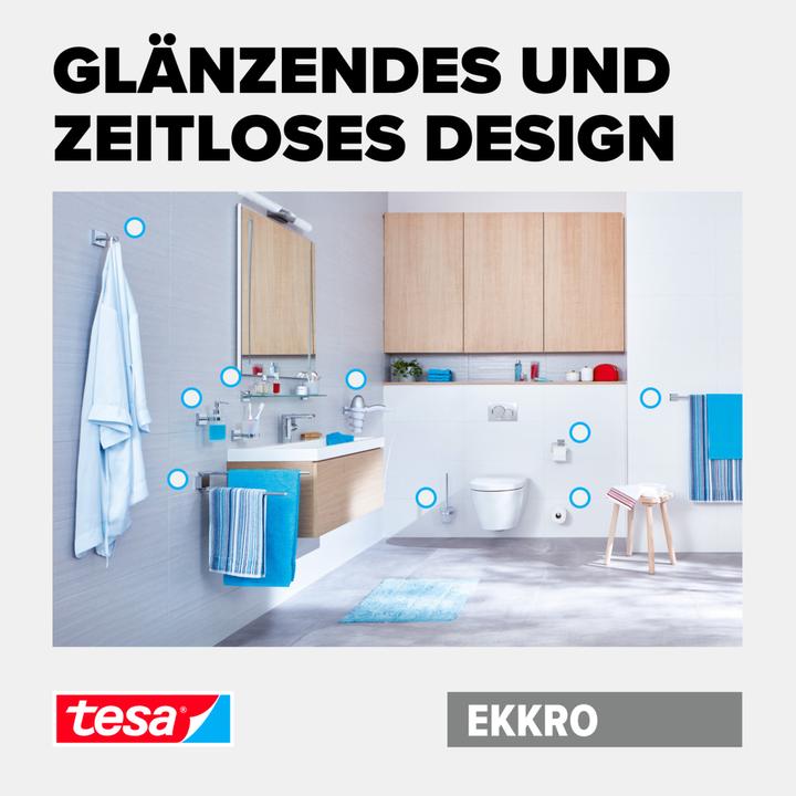 Image du produit tesa Porte-rouleau EKKRO avec solution adhésive sans perçage