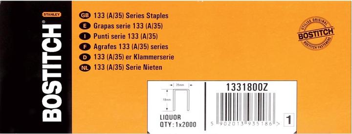 Immagine prodotto Bostitch Punti per cartone 18 mm Liquor - 2000 pezzi per graffettatrice DSA-3522-E / DS-3519-E / DSA (2000 x)
