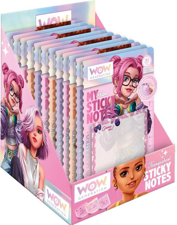 Actual product image Magni WOW GENERATION sticky notes transparent