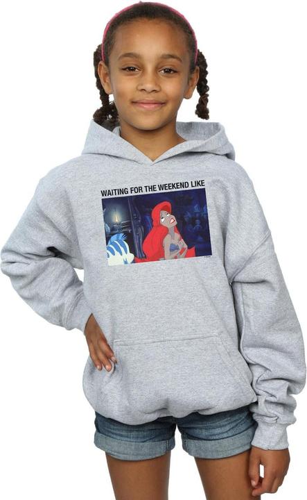 Image du produit Disney - Sweat à capuche THE LITTLE MERMAID WAITING FOR THE WEEKEND - Fille (152, 158)