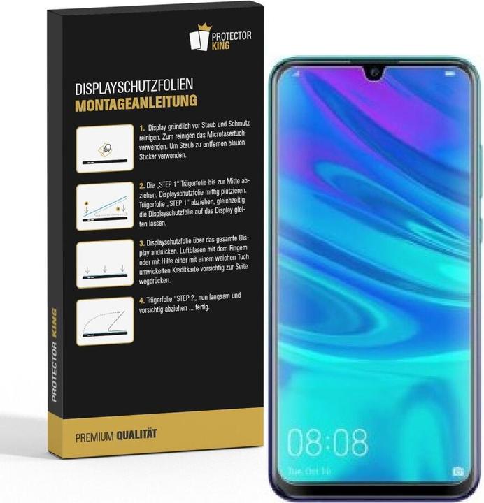 Produktbild Protectorking 3x Panzerfolie Anti-Shock HD Klar (3 Stück, Huawei P Smart (2020))
