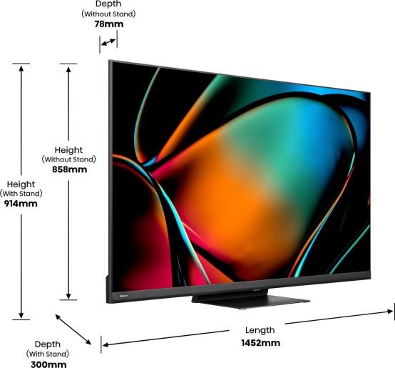 Image du produit Hisense TV TÉLÉVISEUR 65U8KQ (65", U8KQ, LED, 4K, 2023)