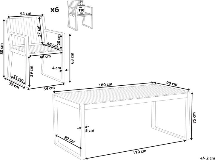 Actual product image Beliani Sassari Ii (180 cm)