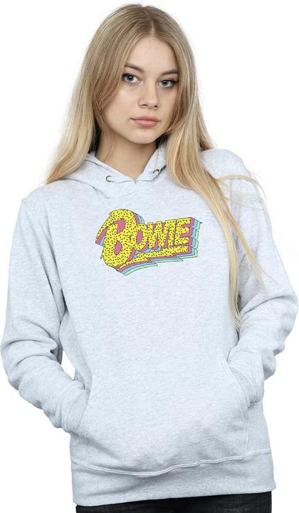 Produktbild David Bowie Moonlight 90s Logo Kapuzenpullover (L)