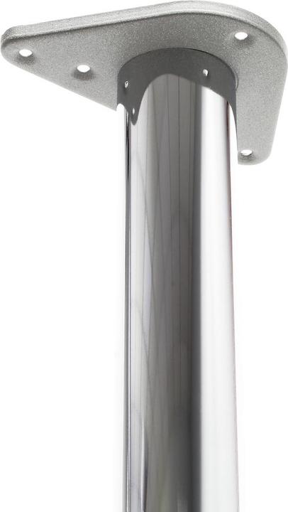 Immagine prodotto Wiltec Set di 4 gambe per tavolo in acciaio inox regolabili Ø60mm 1100mm cromo