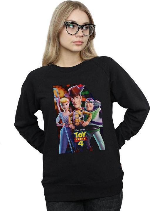 Produktbild Disney Toy Story 4 Buzz Woody And Bo Peep Poster Sweatshirt (XL)