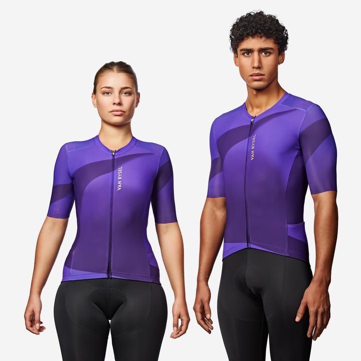 Van rysel Rennrad Radtrikot kurzarm Sommer Unisex Racer 2 lila (L)